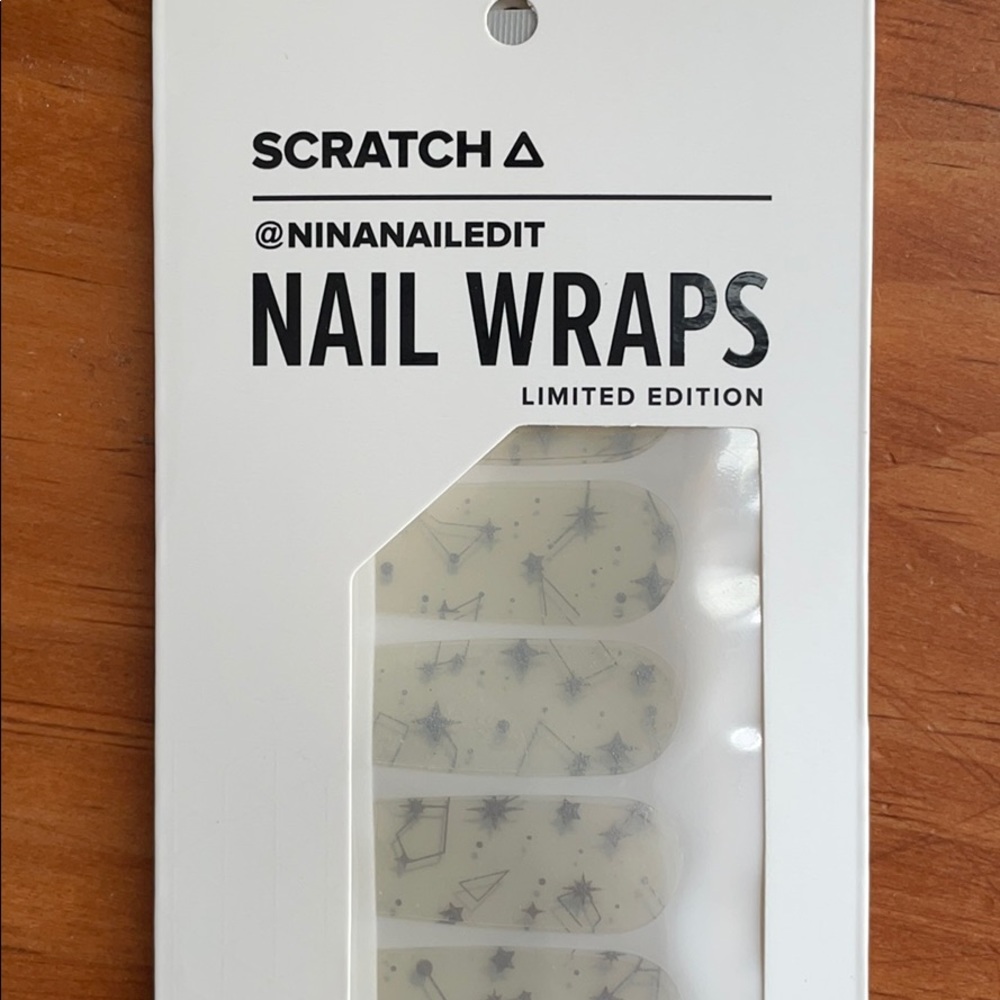 Scratch Nail Wraps by Nina Park, @ninanailedit